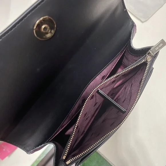 Kate Spade Remi Flap Chain Crossbody 
Colorblock 
Ripe Plum - Picture 6 of 16